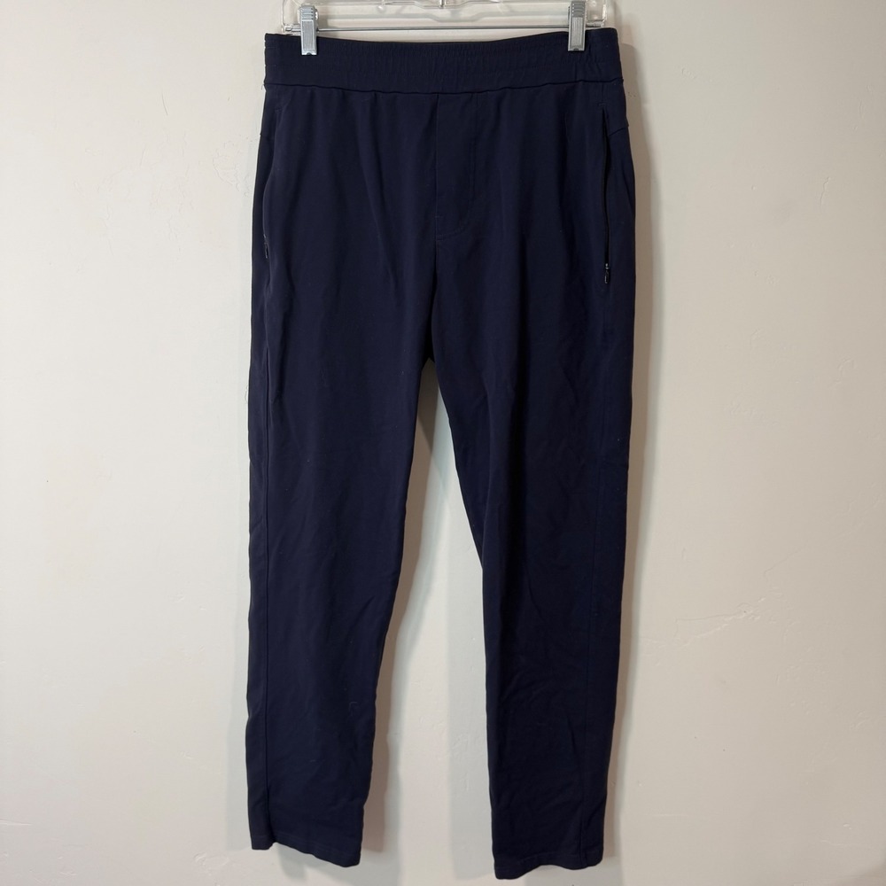 Public Rec Mens All Day Every Day‎ Pants 32 Navy Blue Tapered Ankle Stretch